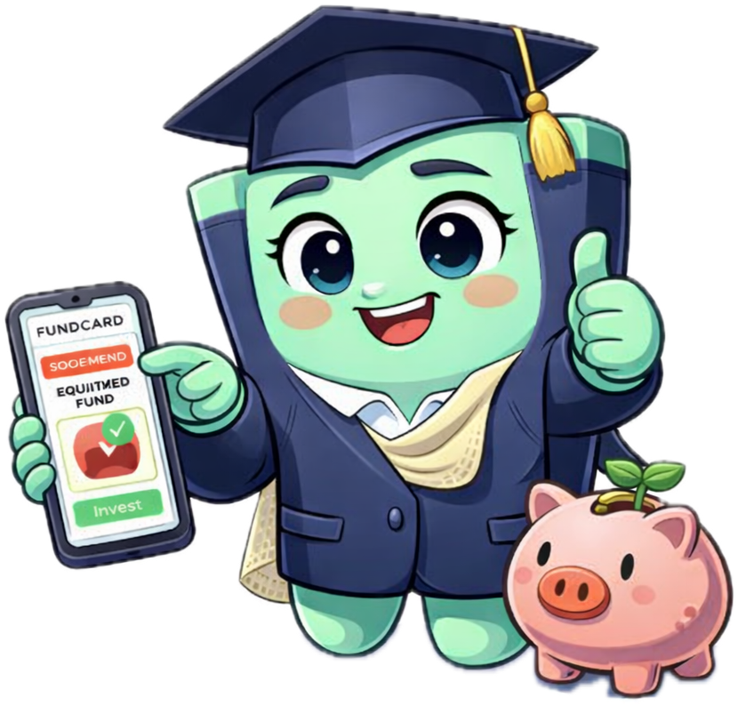 Finwy as the fresh graduate, relieved after finding a first fund